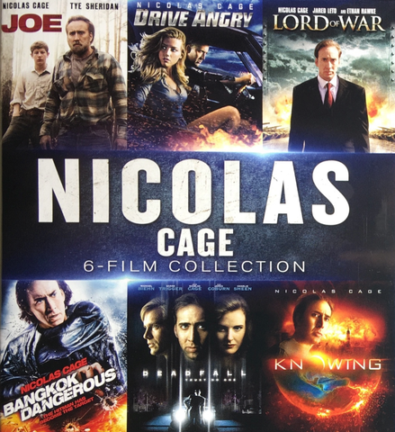Nicolas Cage 6 Film Collection